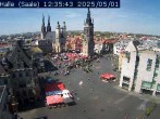 Archiv Foto Webcam Blick vom Ratshof auf den Marktplatz in Halle 11:00