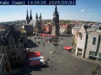 Archiv Foto Webcam Blick vom Ratshof auf den Marktplatz in Halle 13:00