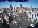 Archiv Foto Webcam Blick vom Ratshof auf den Marktplatz in Halle 09:00