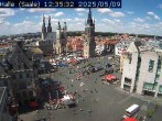 Archiv Foto Webcam Blick vom Ratshof auf den Marktplatz in Halle 11:00