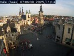 Archiv Foto Webcam Blick vom Ratshof auf den Marktplatz in Halle 06:00