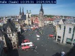 Archiv Foto Webcam Blick vom Ratshof auf den Marktplatz in Halle 09:00