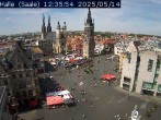 Archiv Foto Webcam Blick vom Ratshof auf den Marktplatz in Halle 11:00