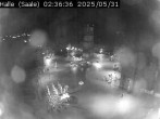 Archiv Foto Webcam Blick vom Ratshof auf den Marktplatz in Halle 01:00