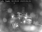 Archiv Foto Webcam Blick vom Ratshof auf den Marktplatz in Halle 23:00