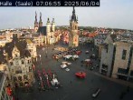 Archiv Foto Webcam Blick vom Ratshof auf den Marktplatz in Halle 06:00