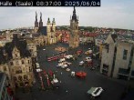 Archiv Foto Webcam Blick vom Ratshof auf den Marktplatz in Halle 07:00