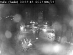 Archiv Foto Webcam Blick vom Ratshof auf den Marktplatz in Halle 23:00