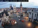 Archiv Foto Webcam Blick vom Ratshof auf den Marktplatz in Halle 03:00