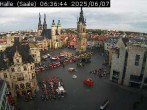 Archiv Foto Webcam Blick vom Ratshof auf den Marktplatz in Halle 05:00