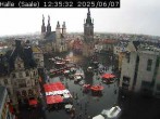 Archiv Foto Webcam Blick vom Ratshof auf den Marktplatz in Halle 11:00