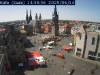 Archiv Foto Webcam Blick vom Ratshof auf den Marktplatz in Halle 13:00