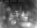 Archiv Foto Webcam Blick vom Ratshof auf den Marktplatz in Halle 01:00