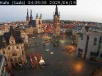 Archiv Foto Webcam Blick vom Ratshof auf den Marktplatz in Halle 03:00