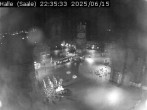 Archiv Foto Webcam Blick vom Ratshof auf den Marktplatz in Halle 21:00