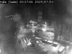 Archiv Foto Webcam Blick vom Ratshof auf den Marktplatz in Halle 23:00