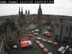 Archiv Foto Webcam Blick vom Ratshof auf den Marktplatz in Halle 11:00