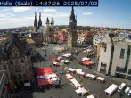 Archiv Foto Webcam Blick vom Ratshof auf den Marktplatz in Halle 13:00