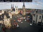 Archiv Foto Webcam Blick vom Ratshof auf den Marktplatz in Halle 07:00