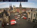Archiv Foto Webcam Blick vom Ratshof auf den Marktplatz in Halle 09:00