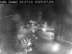 Archiv Foto Webcam Blick vom Ratshof auf den Marktplatz in Halle 01:00