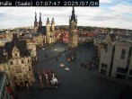 Archiv Foto Webcam Blick vom Ratshof auf den Marktplatz in Halle 06:00