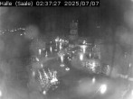 Archiv Foto Webcam Blick vom Ratshof auf den Marktplatz in Halle 01:00