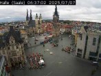 Archiv Foto Webcam Blick vom Ratshof auf den Marktplatz in Halle 05:00