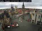 Archiv Foto Webcam Blick vom Ratshof auf den Marktplatz in Halle 06:00