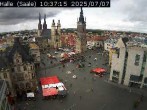 Archiv Foto Webcam Blick vom Ratshof auf den Marktplatz in Halle 09:00