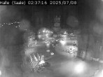 Archiv Foto Webcam Blick vom Ratshof auf den Marktplatz in Halle 01:00