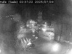 Archiv Foto Webcam Blick vom Ratshof auf den Marktplatz in Halle 01:00