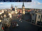 Archiv Foto Webcam Blick vom Ratshof auf den Marktplatz in Halle 06:00