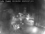 Archiv Foto Webcam Blick vom Ratshof auf den Marktplatz in Halle 23:00