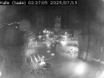 Archiv Foto Webcam Blick vom Ratshof auf den Marktplatz in Halle 01:00