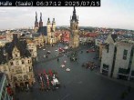 Archiv Foto Webcam Blick vom Ratshof auf den Marktplatz in Halle 05:00