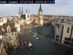 Archiv Foto Webcam Blick vom Ratshof auf den Marktplatz in Halle 06:00