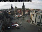 Archiv Foto Webcam Blick vom Ratshof auf den Marktplatz in Halle 13:00