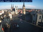 Archiv Foto Webcam Blick vom Ratshof auf den Marktplatz in Halle 06:00