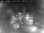 Archiv Foto Webcam Blick vom Ratshof auf den Marktplatz in Halle 01:00