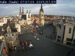 Archiv Foto Webcam Blick vom Ratshof auf den Marktplatz in Halle 06:00