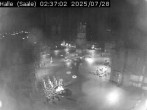 Archiv Foto Webcam Blick vom Ratshof auf den Marktplatz in Halle 01:00