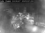 Archiv Foto Webcam Blick vom Ratshof auf den Marktplatz in Halle 03:00