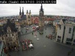 Archiv Foto Webcam Blick vom Ratshof auf den Marktplatz in Halle 05:00