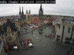Archiv Foto Webcam Blick vom Ratshof auf den Marktplatz in Halle 07:00