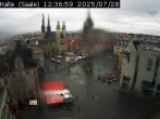 Archiv Foto Webcam Blick vom Ratshof auf den Marktplatz in Halle 11:00