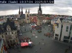 Archiv Foto Webcam Blick vom Ratshof auf den Marktplatz in Halle 17:00