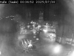 Archiv Foto Webcam Blick vom Ratshof auf den Marktplatz in Halle 23:00