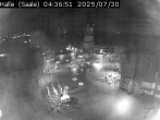 Archiv Foto Webcam Blick vom Ratshof auf den Marktplatz in Halle 03:00