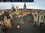 Archiv Foto Webcam Blick vom Ratshof auf den Marktplatz in Halle 07:00